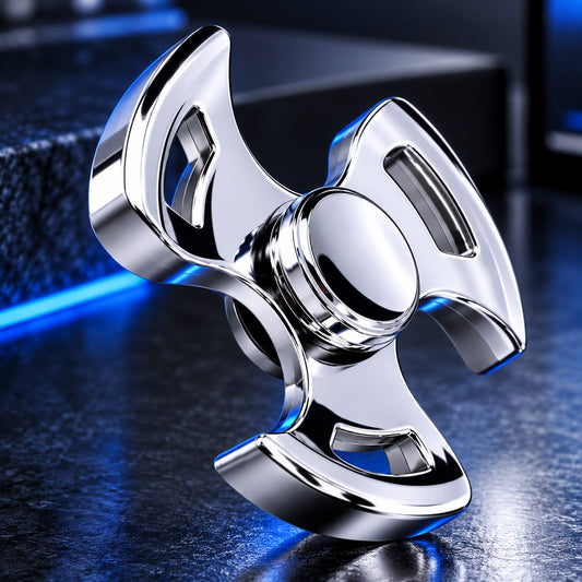 Chrome Blade – Chromowany Fidget Spinner Futurystyczny