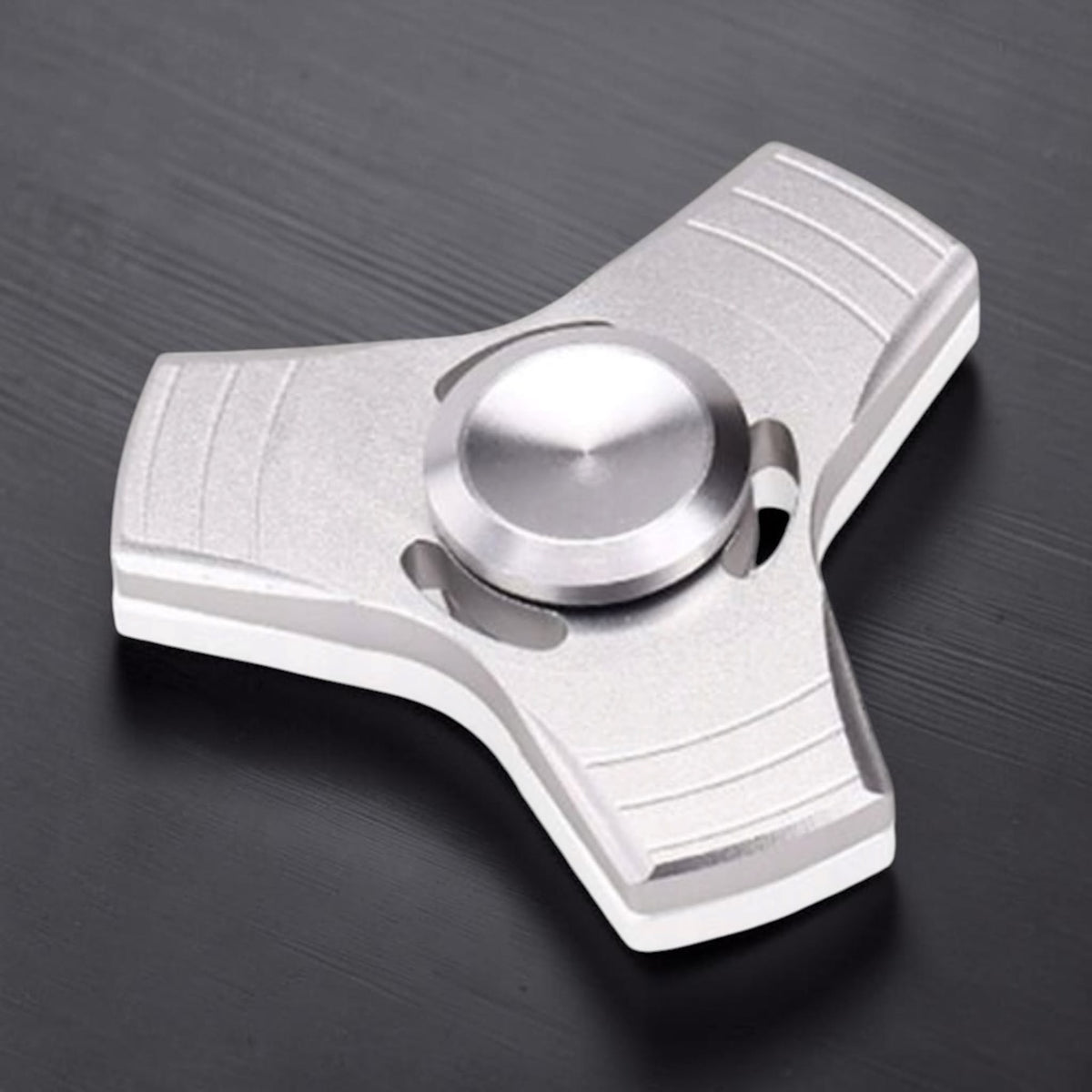 Silver Steel – Aluminiowy Fidget Spinner Klasyczny